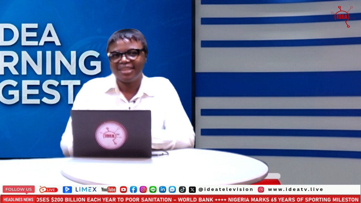 ideatelevision's tweet image. IMD ON IDEA TV.
Every weekday morning, we explore the latest in Policy, Science, Technology, Engineering, Mathematics, and Entrepreneurship.

Join our Live broaden your horizons 
youtube.com/live/goV5kFX0g…

#TrendingNow #Trending #ideamorningdigest