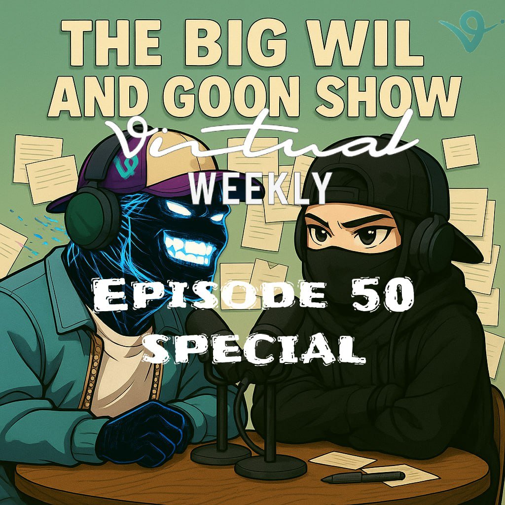 Virtuals Weekly Episode 50 Planning! 

We’re celebrating our 50th show!

Thursday, November 6th, Starting 11:00 PM UTC

We want to invite YOU 🫵

We'll be running a marathon show ~6 hours+

We're inviting everybody from across the <a href="/virtuals_io/">Virtuals Protocol</a> ecosystem to celebrate the occasion.