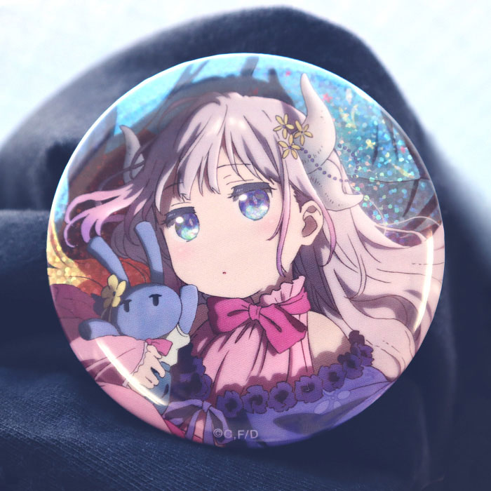 小林さんちのメイドラゴン　さみしがりやの竜　缶バッジ 映画『小林さんちのメイドラゴン さみしがりやの竜』 ビッグ缶