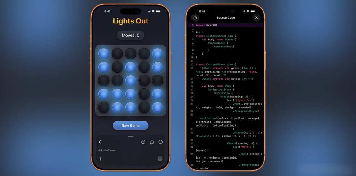 AppleX4_'s tweet image. 🚀 Ex-empleados de Apple lanzan bitrig, una app que crea aplicaciones SwiftUI en tu iPhone en segundos usando texto o voz. Incluso puedes probarlas en TestFlight. ¿El futuro del código sin código? 🔥📱 #SwiftUI #Apple #IA