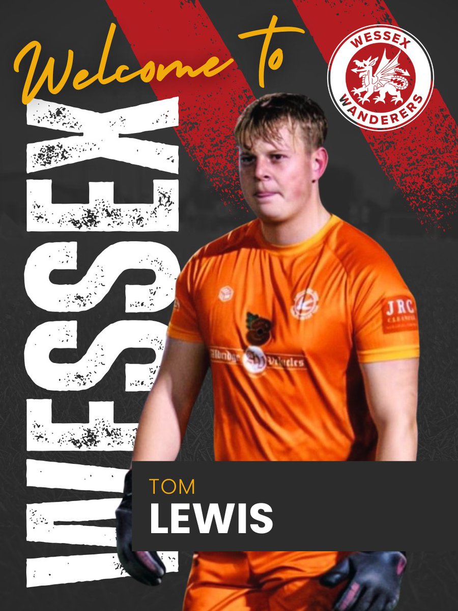 Welcome to Wessex Tom Lewis

The club is delighted to announce the signing of Tom Lewis, an exciting young goalkeeper with a wealth of talent. Tom has joined the club for the season from Roman Glass. 

❤️🖤 #upthewessex