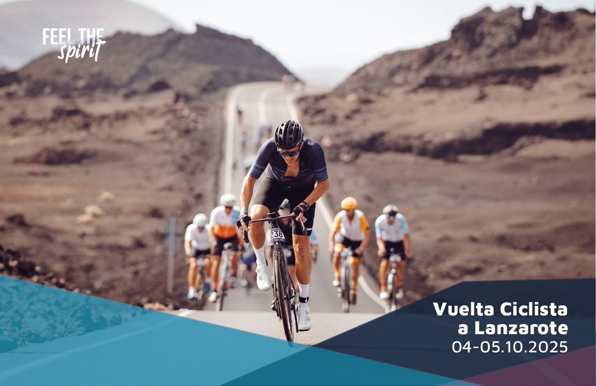 LanzaroteSD's tweet photo. 🚴💨 Good luck to everyone taking part in La Vuelta Ciclista a #Lanzarote 2025! 

Enjoy the challenge and the unique landscapes of the island every step of the way! 🌋✨

#LanzaroteSports @clublasanta https://t.co/WF1BluGP9L