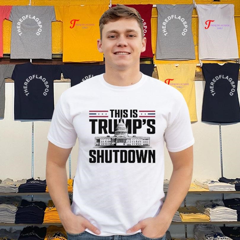 theredflagshirt's tweet image. 🚨🗽 Say it with style.
The Official “This Is Trump’s Shutdown” T-shirt 👕🔥 makes a bold political statement you can wear loud &amp;amp; clear.
👉 Get it here: theredflagspodshirt.com/product/offici…
#Tshirt #PoliticalStyle #StatementTee #BoldWear