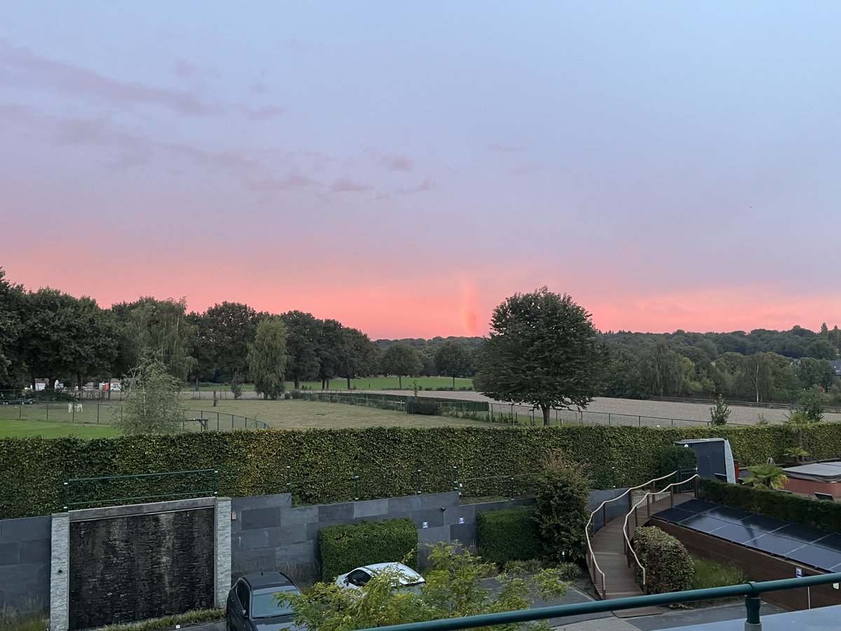 De hemel die mij vandaag wakker maakte: