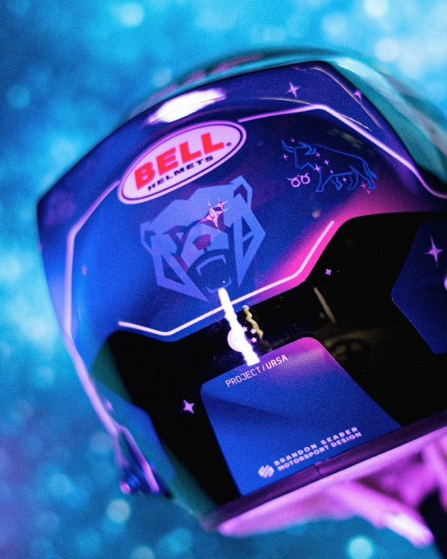 Oliver Berman's helmet for the Singapore Grand Prix.