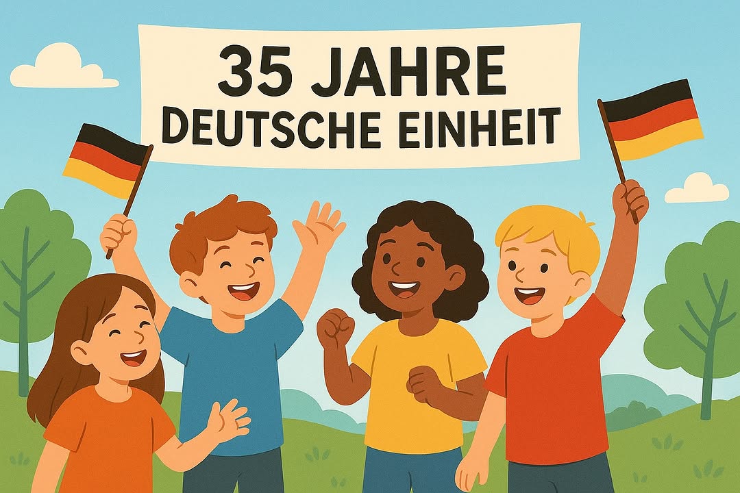 35 Jahre Deutsche Einheit –
ein Tag für Freiheit und Demokratie. 

Ich war 89 in der dt. Botschaft in Prag und erinnere mich gut an die Worte Gentschers.

Die AfD will spalten, wir Demokrat*Innen aber zeigen:

Einheit heißt Vielfalt, Respekt und kein Platz für Faschismus. ✊🇩🇪