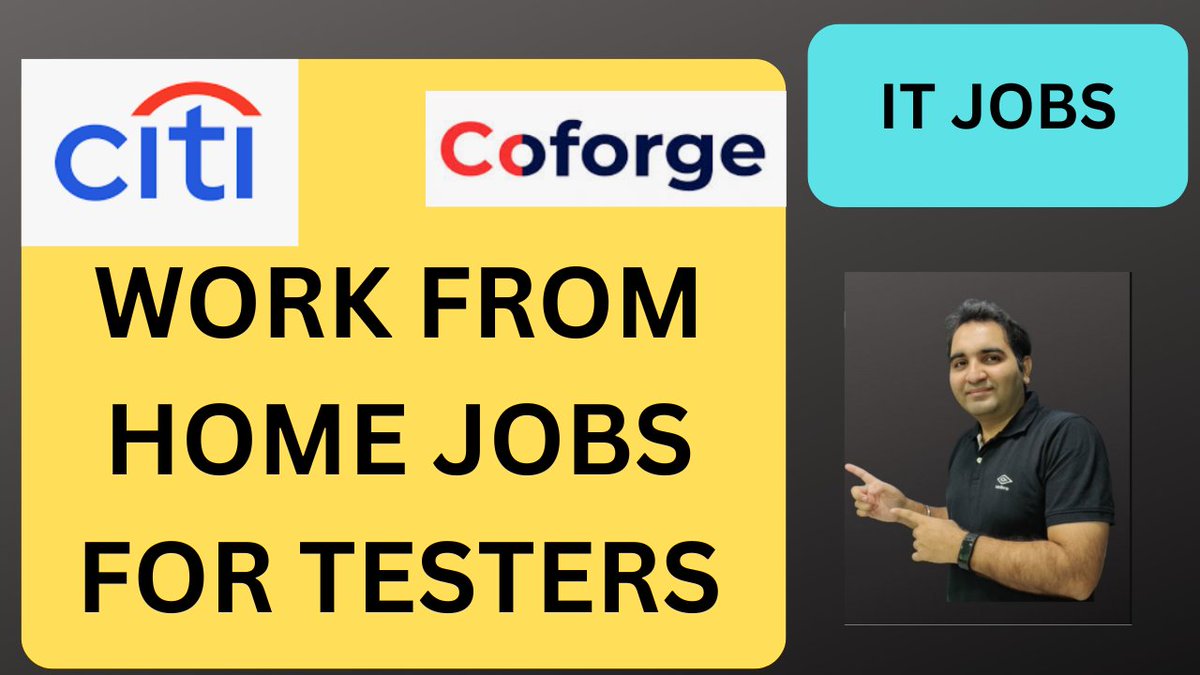 rdautomation's tweet image. youtu.be/3pd-A8hECrs

New video on Work From Home Jobs, Testing Jobs for Freshers &amp;amp; Experienced is out. Like, Share &amp;amp; Subscribe our channel.

#testingjobs #qajobs #rdautomationlearning #rdtechnicallearning