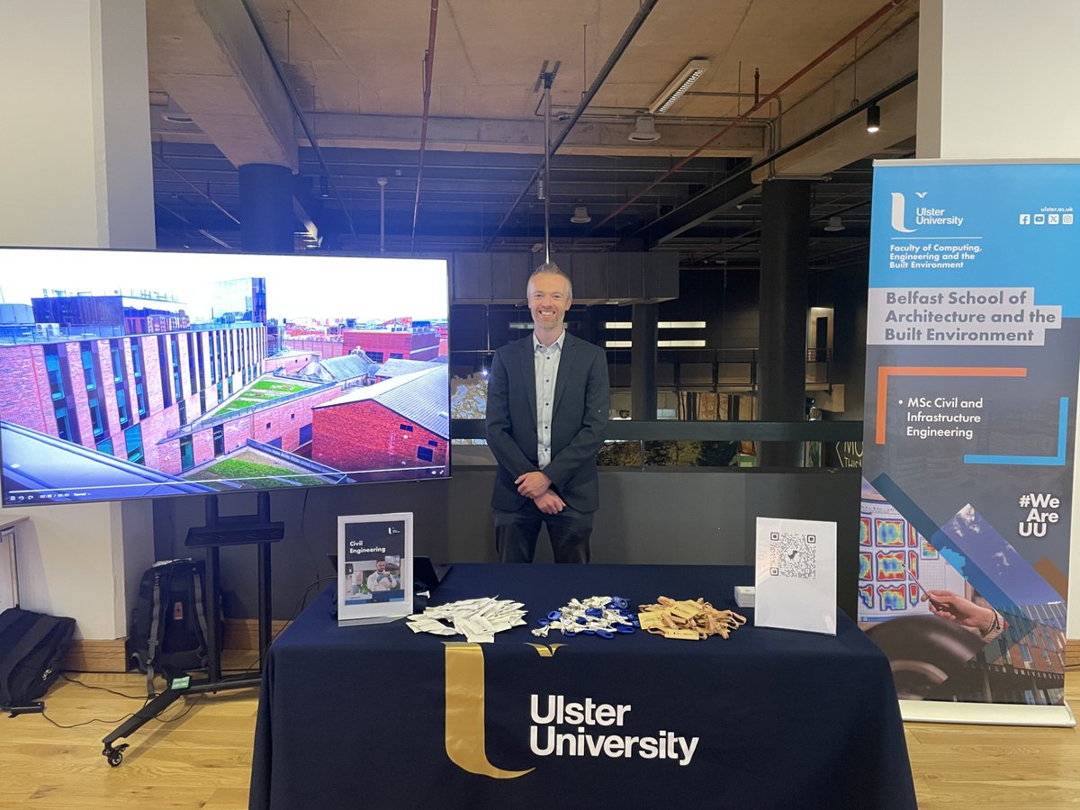 🎓 Great morning at the ICE NI Civil Engineering Schools Event at W5!
Over 150 enthusiastic school &amp; college pupils attended 👷‍♀️👷‍♂️
Thanks to everyone who came along! 💬📚 #UlsterUni #CivilEngineering #ICE #STEM #W5Belfast