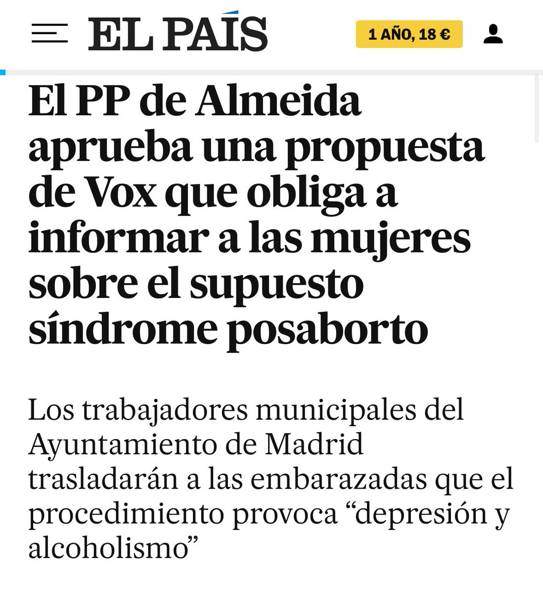 Mientras el PP de Andalucía se olvida de informar a miles de mujeres de sus resultados de diagnóstico de cáncer, el PP de Madrid se empeña en informar a las mujeres que si abortan se volverán alcohólicas.