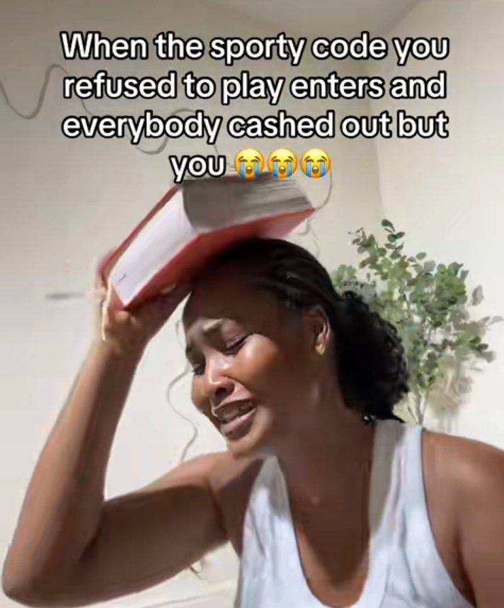 AuroraOluchi's tweet image. My situation 
#Sportybetcode #sporty