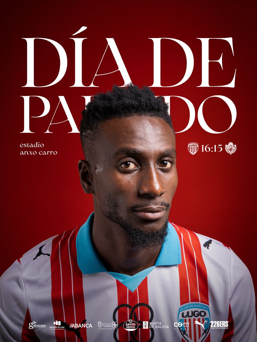 ❤️🤍 𝐇𝐎𝐗𝐄 𝐗𝐎𝐆𝐀𝐌𝐎𝐒!

🏆 𝗫𝟲 <a href="/Primera_RFEF/">Primera Federación Versus e-Learning</a>
🆚 <a href="/CPCacerenoSAD/">CP Cacereño 🟢🐉</a>
⌚️ 16:15h
🏟 Anxo Carro
📺 <a href="/MovistarPlus/">Movistar Plus+</a> <a href="/LaLigaPlus/">LALIGA+</a> <a href="/fcplay_/">FC Play</a> 
#️⃣ <a href="/226ERS/">226ERS</a> | <a href="/GrupoRevoltosa/">Grupo Revoltosa</a> 

#LugoCacereño
#ForzaLugo