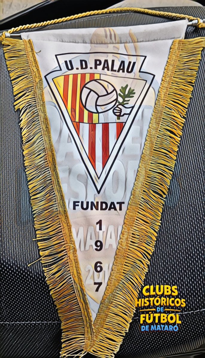 👉Clubs históricos de fútbol de Mataró 

🔴 Banderín de la UNION DEPORTIVA PALAU DE MATARÓ ⚪️

#histórico #Mataró #maresme #catalunya #futbolcat #futbol #futbolmataro #futbolmaresme