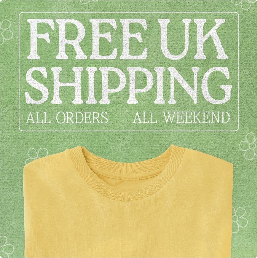 DistortedModel's tweet image. 🚨From now until midnight on Sunday 5th October, we're offering free UK shipping on all orders from our online store!🚨
Head to our online store here:
distorted-model.teemill.com
DM
🖤💜🖤