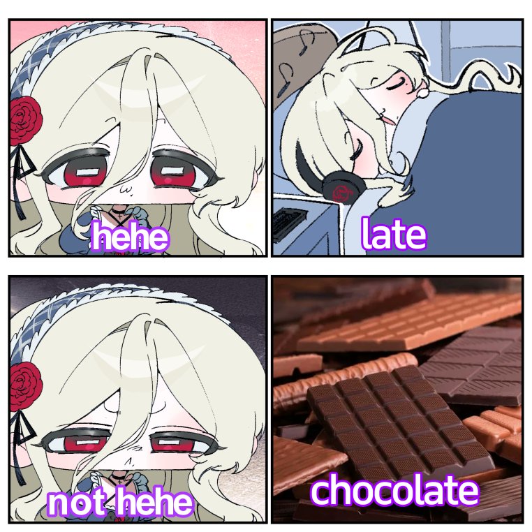 hehe : 💤
not hehe : 🍫

#Coconarts
