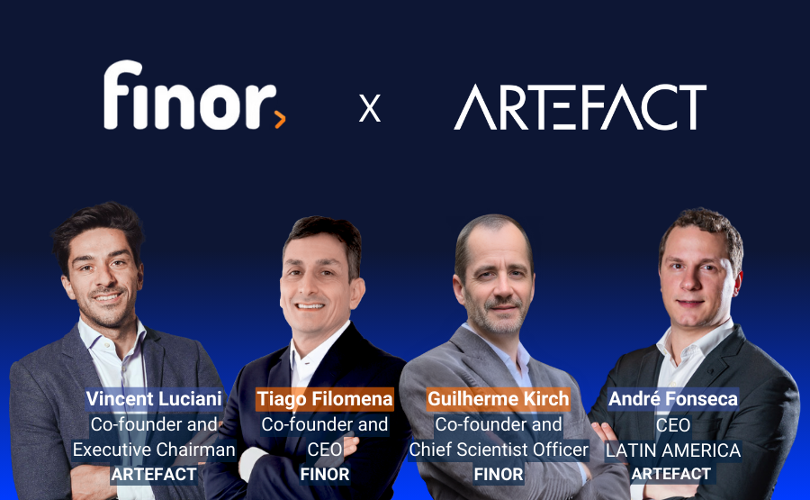 Artefact_Global's tweet photo. [#Acquisition Announcement] Artefact acquires Finor to reinforce leadership in #Data &amp; #AI Consulting for financial services clients in #LatinAmerica. 🇧🇷

Read the press release in English, Brazilian, Spanish, and French: https://t.co/NX7JZW05O3 https://t.co/R6wbkhKhze
