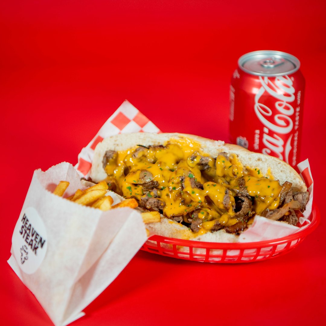 🔥 Wigan – Steak Your Claim! 🔥
🥩 From 5PM Friday:
✨ Philly Cheesesteak &amp; Fries OR Steak ’n’ Fries + sauce
🍺 + Beer/Soft Drink
💷 Only £8.99 (Dine-in)
Kick off the weekend right 👉
 Heavensteak.com
#WiganEats #FridayVibes #SteakYourClaim