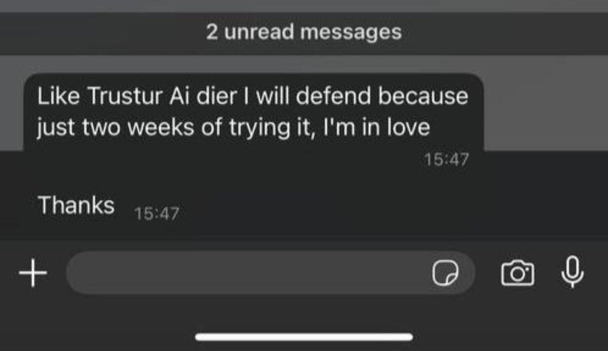Glad we all feel the same about Trustur AI ❤️❤️
