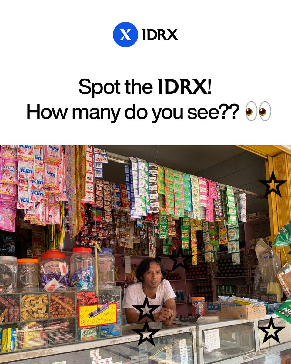 hello_carmello's tweet image. I see five!

@idrx_co @TzApac #Tezos #Etherlink #IDRXLogoHunt  #TZAPAC #IDRX