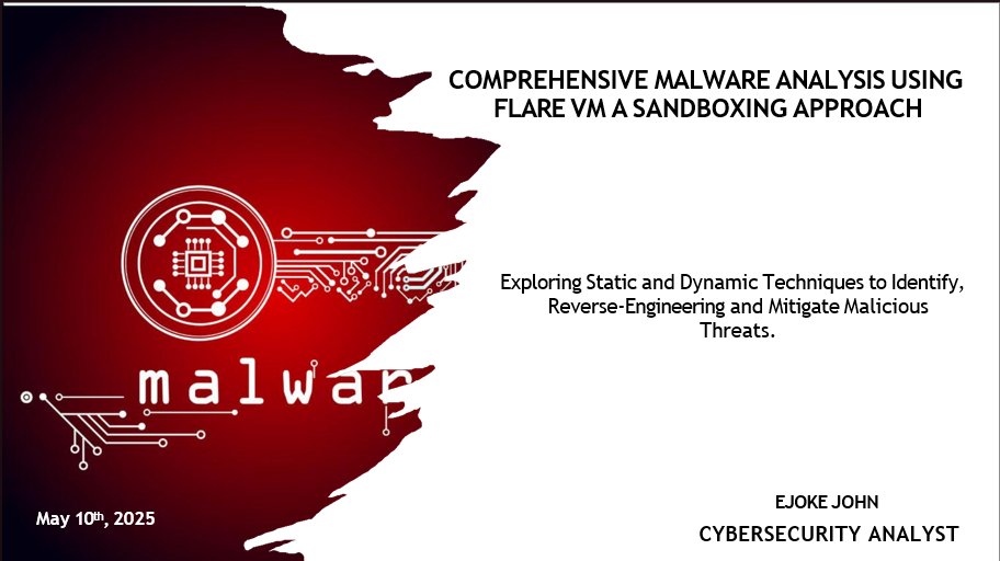 Ejokejohn's tweet image. Revisited my malware analysis project using FLARE VM and upgraded it with a custom YARA rule to hunt AgentTesla variants. Proud of how it turned out. Shoutout to @ireteeh and @Cyblackorg  for this opportunity 🙂 #MalwareAnalysis #YARARules #Cybersecurity #ThreatHunting #FLAREVM