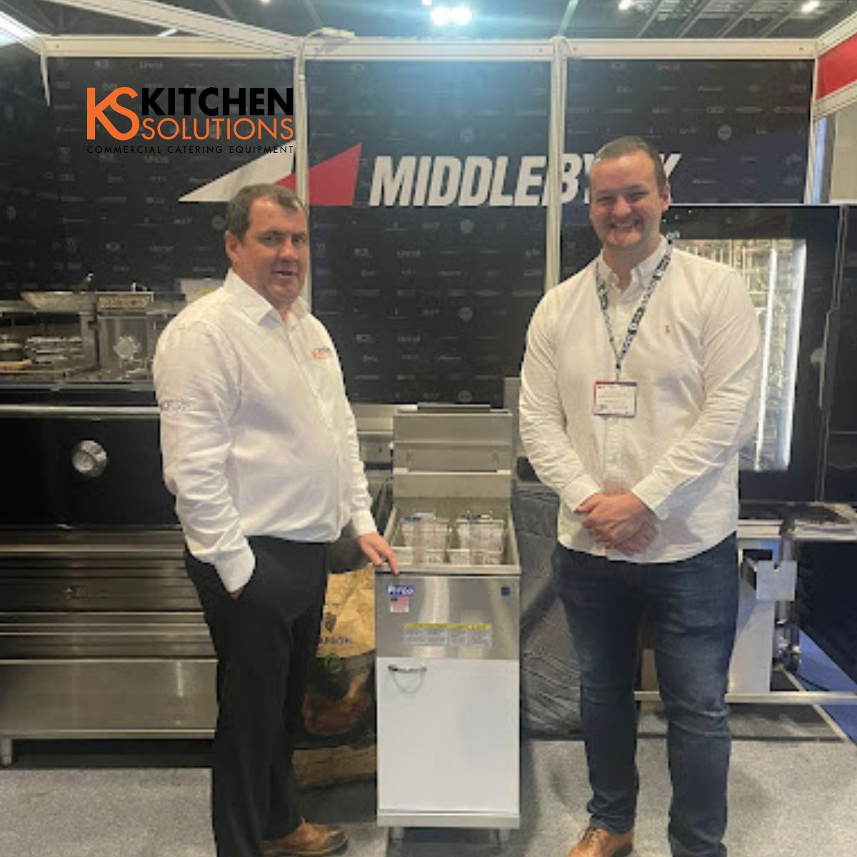 Here’s James with the reliable Pitco fryer at the Middleby stand 👨‍🍳

Built for performance and consistency, Pitco fryers are a trusted choice for professional kitchens looking for durability and efficiency.

Contact us to find out more: bit.ly/46J1uYm