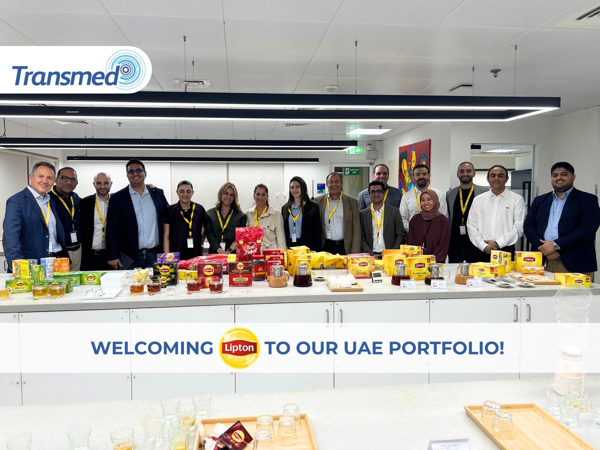 Brewing success with Lipton! ✨ Proud to welcome this cherished brand to our UAE portfolio. A big thank you to our team for making it possible! ☕💛 #Transmed #TransmedUAE #Lipton #BrewingSuccess #GrowthJourney