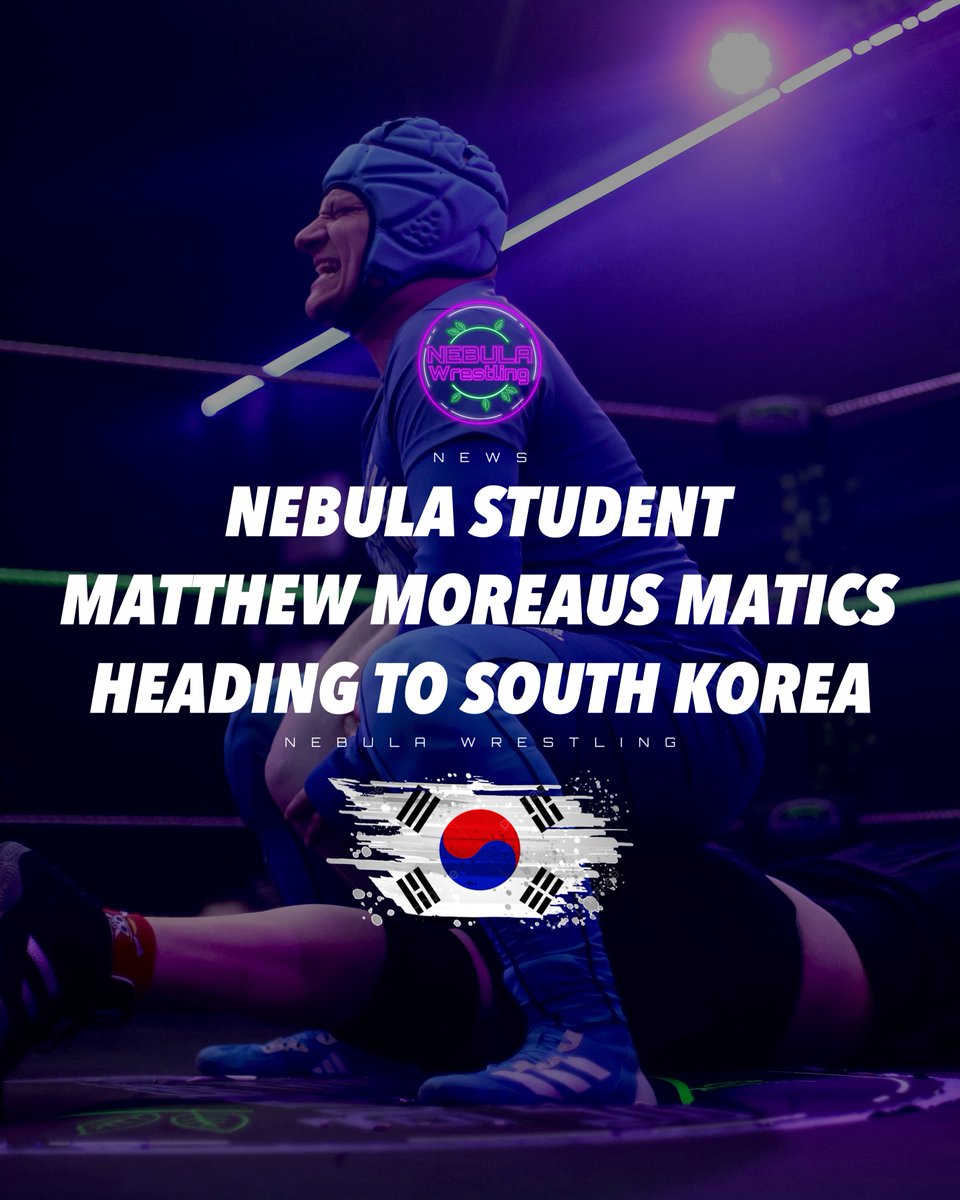 We at NEBULA Wrestling would like to congratulate our very own NEBULA student Matthew Moreaus Matics on securing an opportunity to go to South Korea and perform for our partner company at <a href="/PWSKOREA/">PWS KOREA, Pro Wrestling Society</a>! 

NEBULA Staff,