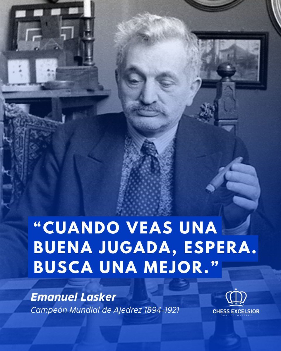 ChessExcelsior's tweet image. Muchos jugadores mueven demasiado rápido cuando ven una buena jugada. Detente, revisa al menos dos opciones y busca la mejor. Ese hábito puede transformar tu ajedrez. 🤩
¿Listo para mejorar tu cálculo y estrategia?
➡️ Únete a Chess Excelsior: chessexcelsior.com