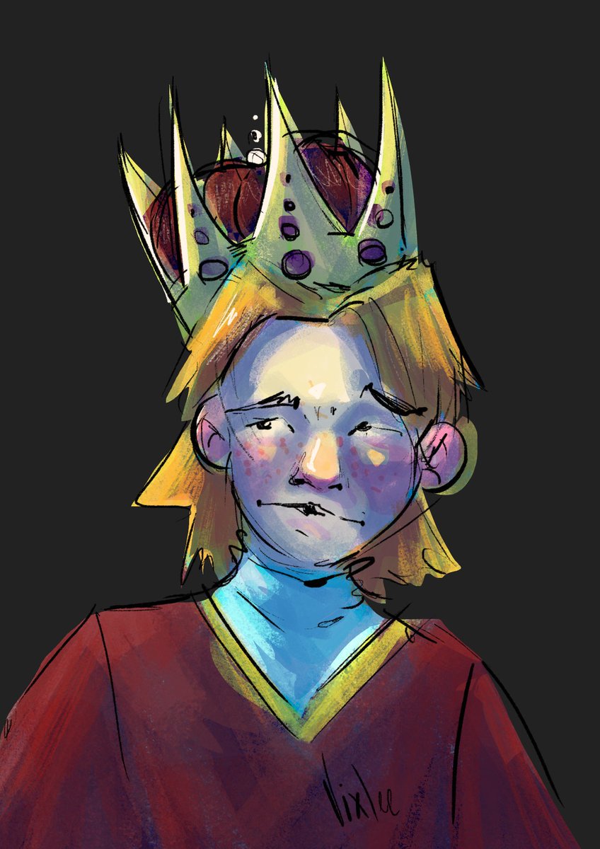Day 3 of inktober
Crown that's a bit too big