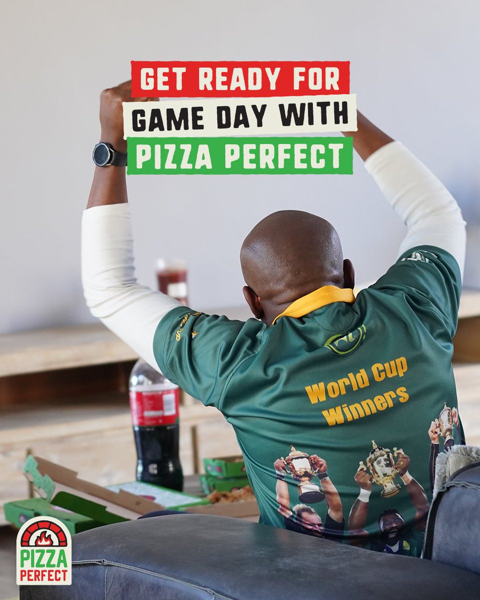 PizzaPerfectza's tweet image. 2 teams, 1 winner and a box full of #PizzaPerfect 🍕🏉

Get your game day on with all your favourites from your nearest Pizza Perfect while South Africa takes on Argentina in a nail biting game 😋