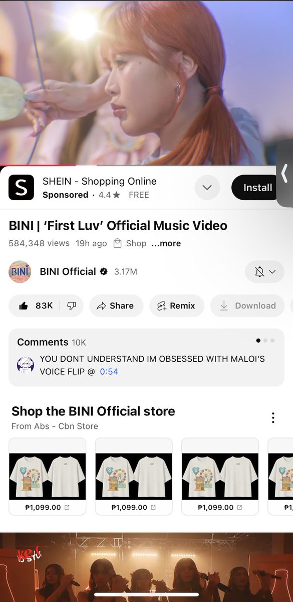 kelleaeiou's tweet photo. @httpbosley FIRST LUV OUT NOW 
#BINI_FirstLuvMV 
 #BINI_FirstLuv #BINI https://t.co/fOZYKabckE