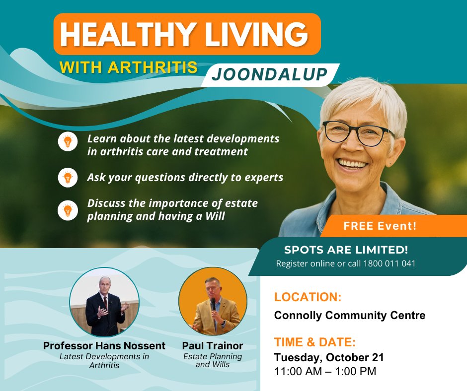 Arthritis WA tweet media