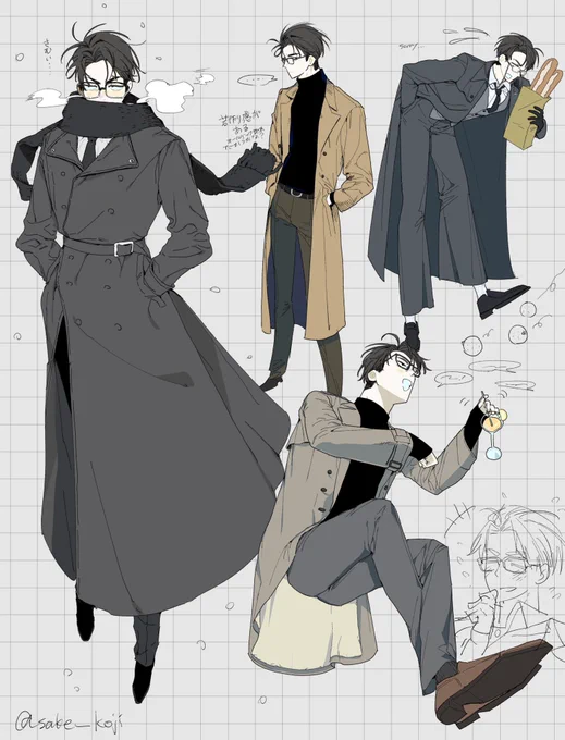 一人のキャラを着せ替えしていっぱい描くの楽しいよ
