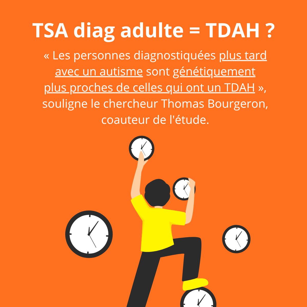 TdahAgeAdulte's tweet photo. Les personnes diagnostiquées TSA à l'âge adulte ont un génome bien plus proche du TDAH selon cette étude publiée dans Nature (1 octobre 2025) : https://t.co/RHRSRVeuST

#tdah #tsa #autisme https://t.co/H6PisPO5iK