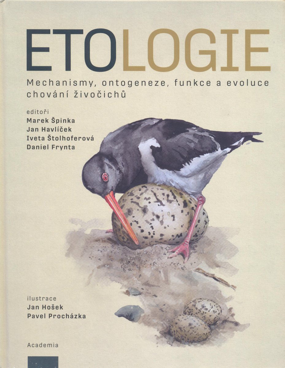 Nová učebnice Etologie, na které se podíleli i prof. František Sedláček a doc. Roman Fuchs, vysvětluje chování ve čtyřech rovinách: na úrovni mechanismů, ontogeneze, funkce a na úrovni evoluce. Učebnice získala ocenění Kniha roku nakladatelství Academia. (academia.cz)