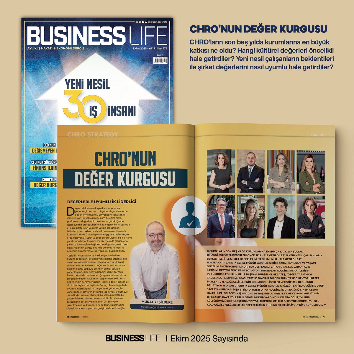 businesslifetr's tweet photo. CHRO’ların son beş yılda kurumlarına en büyük katkısı ne oldu? Hangi kültürel değerleri öncelikli hale getirdiler? Yeni nesil çalışanların beklentileri ile şirket değerlerini nasıl uyumlu hale getirdiler? 

Yayın Kurulu Üyemiz Murat Yeşildere sordu, CHRO'lar yanıt verdi. https://t.co/Gv5ZcQFTBF