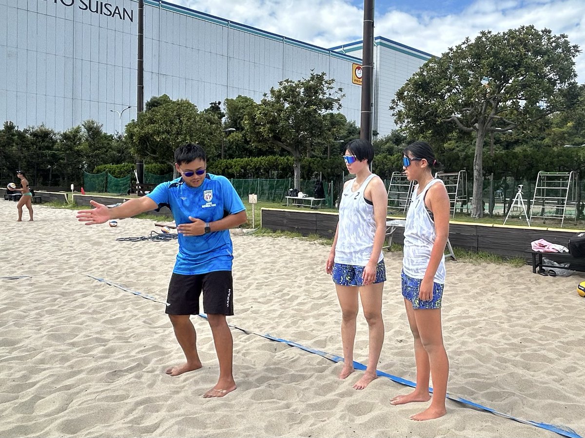 🏖️ビーチバレーボールU18日本代表🇯🇵 川崎マリエン（ビーチ