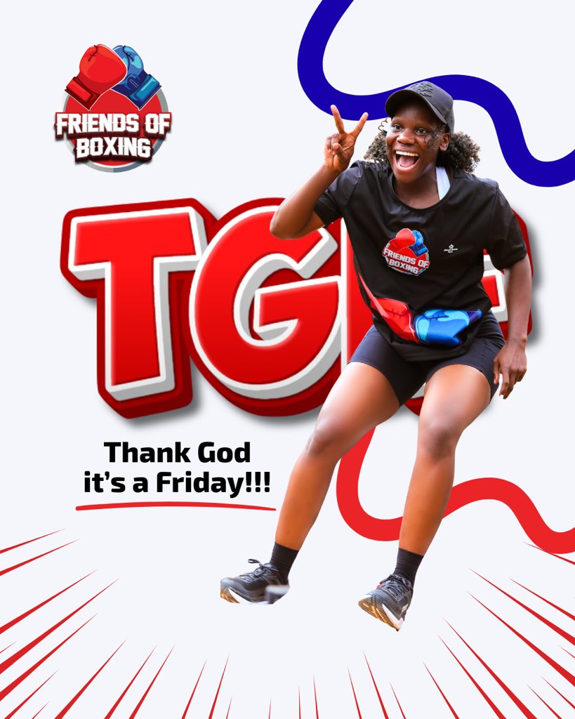 FriendsOfBoxing's tweet photo. TGIF vibes only! The weekend is here time to relax, recharge, and maybe throw a few punches 🥊😉
#TGIF #FriendsOfBoxing https://t.co/mtuaL8wuBF