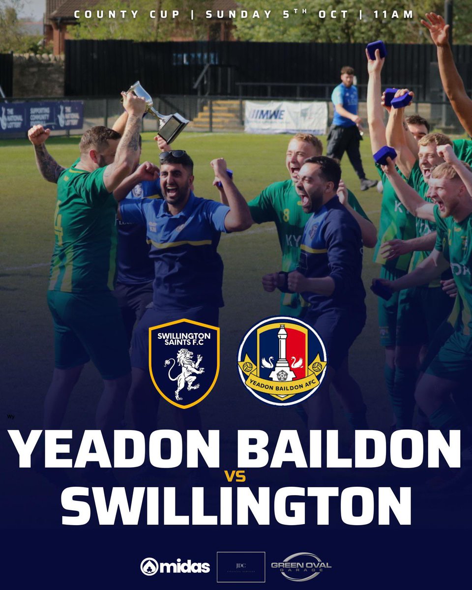 Our focus shifts to cup action this week as we hit the road to Yeadon &amp; Baildon for the opening round of the County Cup.

The first step in what we hope will be another memorable run.🏆