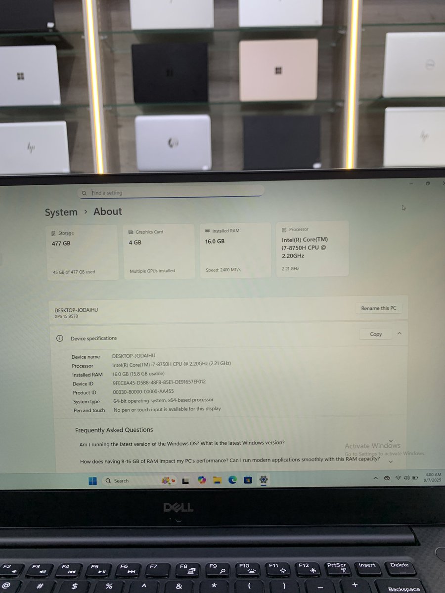 mainpointelect's tweet image. Dell XPS 15 Intel Core i7 8th Generation 16GB RAM 512GB SSD 4GB Graphics
WhatsApp
050-620-7544
or click on the link to chat  on whatsapp
wa.me/971506207544
📷 Shop Location:
Main Point Electronics - Deira
maps.app.goo.gl/gGVfFdMxHYPhjx…
#mainpointelectronics