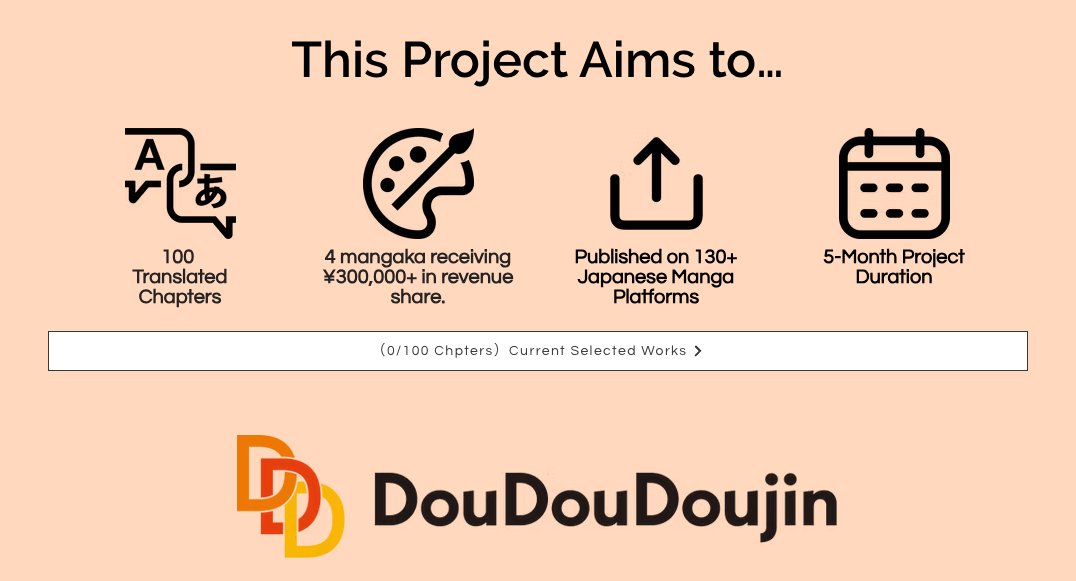 DouDouDoujin🌏 | 漫画から始まる C2C2C Publishing tweet media