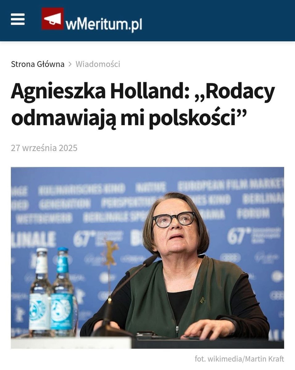 Ojejku, ależ mi przykro 

#AgnieszkaHolland