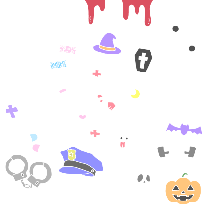 np__stamp's tweet photo. ハロウィンイラスト🎃

ご使用の際♡RP+👤して頂けると嬉しいです꒰՞ɞ̴̶̷̥⩊ɞ̴̶̷̥꒱  

はろうぃん 仮装 コスプレ ナース お医者さん 蜘蛛の巣 心電図 警察官 ポリス チャイナ ドクロ 骸骨 コウモリ 白文字 すたんぷ スタンプ 背景透過素材 地下アイドル メン地下 チェキ まとめ https://t.co/38wnLZlInb