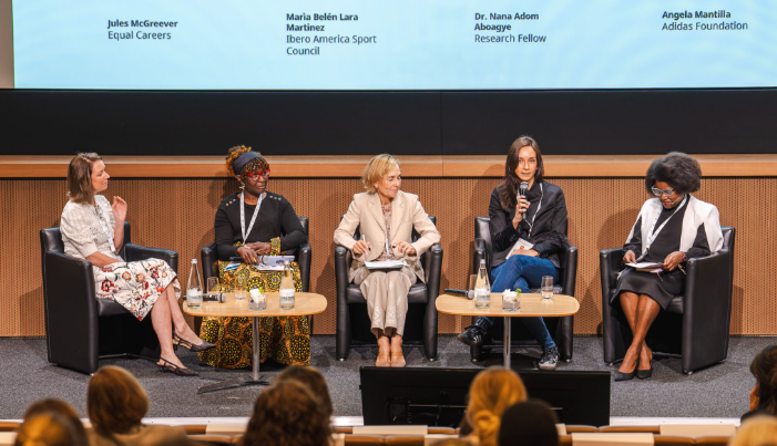 coniberodeporte's tweet photo. 🌍 El CID y la Red Iberoamericana Mujer y Deporte (#REDIMYD) han participado esta semana en la Conferencia ‘Connecting for Change’ de @gogesport celebrada en Lausana (Suiza).

¡Avanzamos en la promoción de la igualdad de género en el deporte! https://t.co/Ac9U4GxvHY
