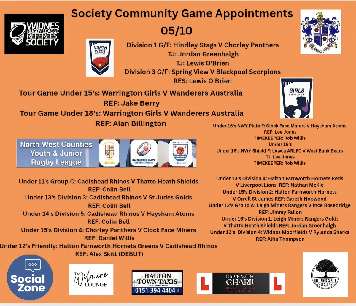 Society Community Appointments 05/10