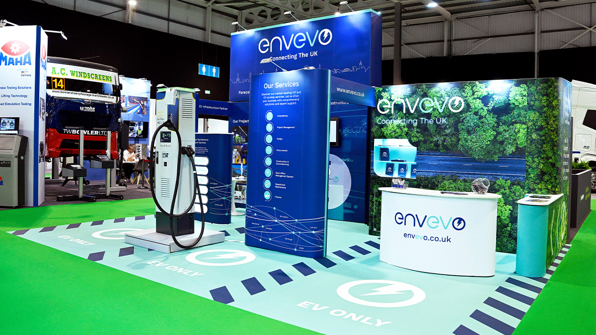 Quadrant2Design's tweet image. Functional 7m x 5m Peninsula #Exhibition Stand for @EnvevoGroup