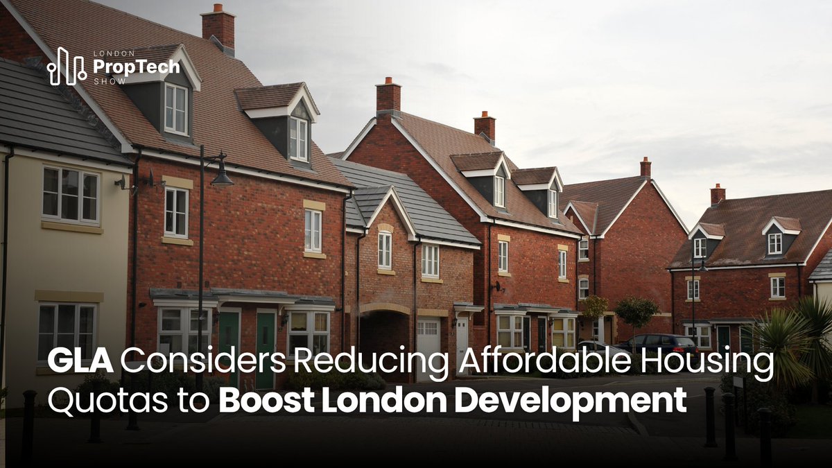 ProptechShow's tweet image. GLA may cut London’s affordable housing quota from 35% to 20% to boost supply. Just 3,950 homes were built in H1 2025 vs a 88,000 target. Could easing rules boost development?

Read more: proptechshow.com/blog/gla-consi…

#pts26 #proptech #realestatetech
