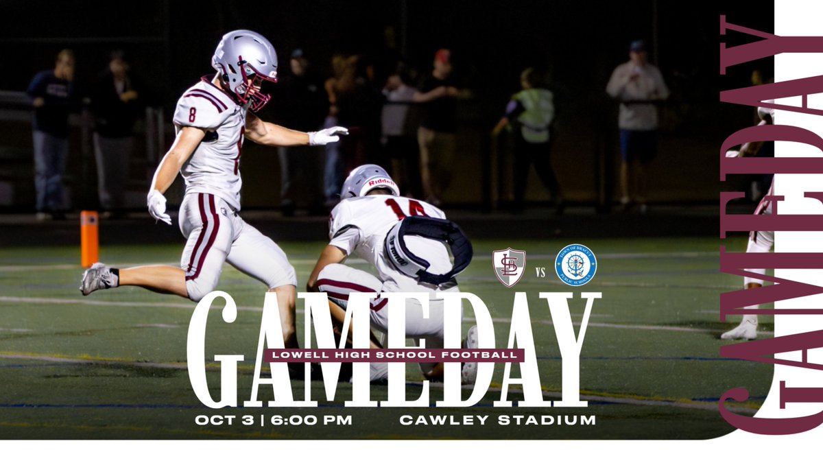 Friday Night Lights, GAME DAY and we are ready! 
Home vs. Dracut