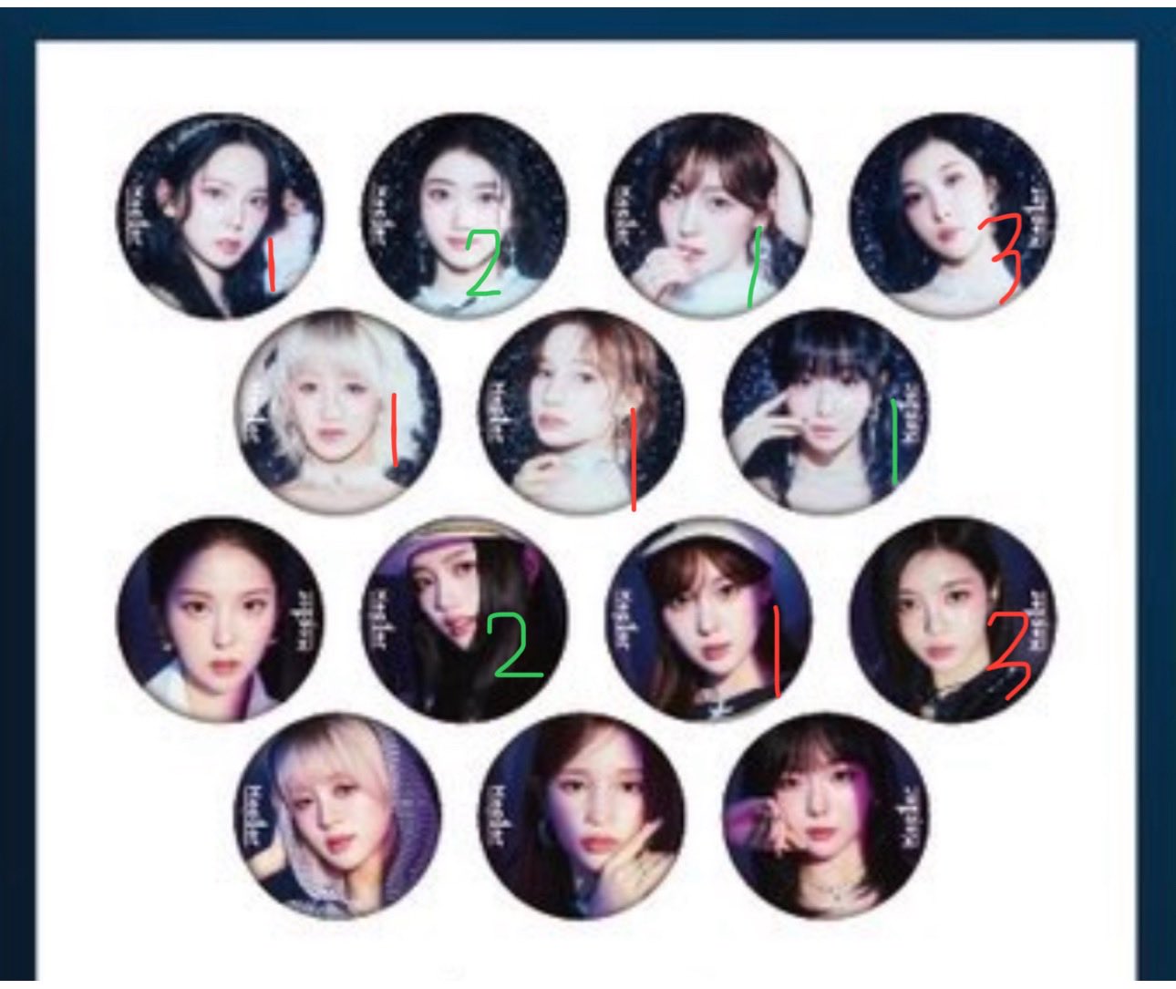 Kep1er ユジン トレカ 缶バッジ まとめ こったん◎01's on X: 