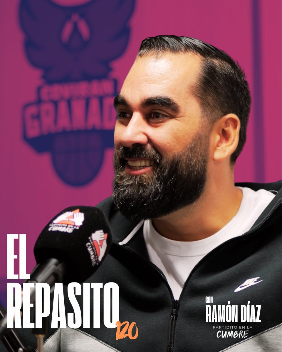 🎙️El Repasito #120 | Con <a href="/Ramon_DDSS/">Ramón Díaz Sánchez</a> 

El técnico de Coviran Granada se sienta con nosotros en la semana de su debut como entrenador en la <a href="/ACBCOM/">Liga Endesa</a> 

Sensaciones, estilo, plantilla, el rival de la jornada 1 y alguna frikada de las que gustan

▶️ youtu.be/pKROwT1zVVU?si…