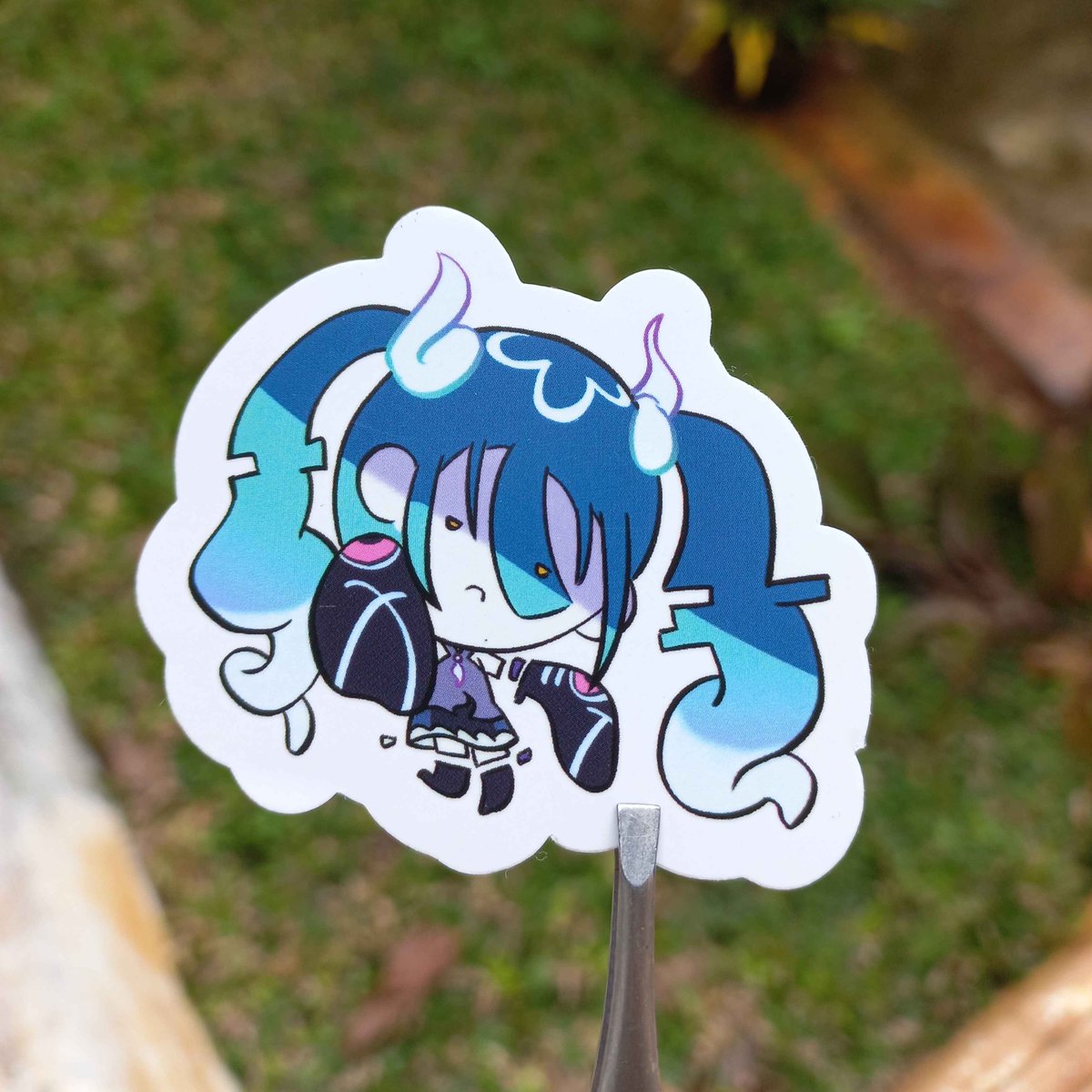 more samples for Pokemiku stickers; they're clear stickers and come in packs w all Mikus types available! #CF21